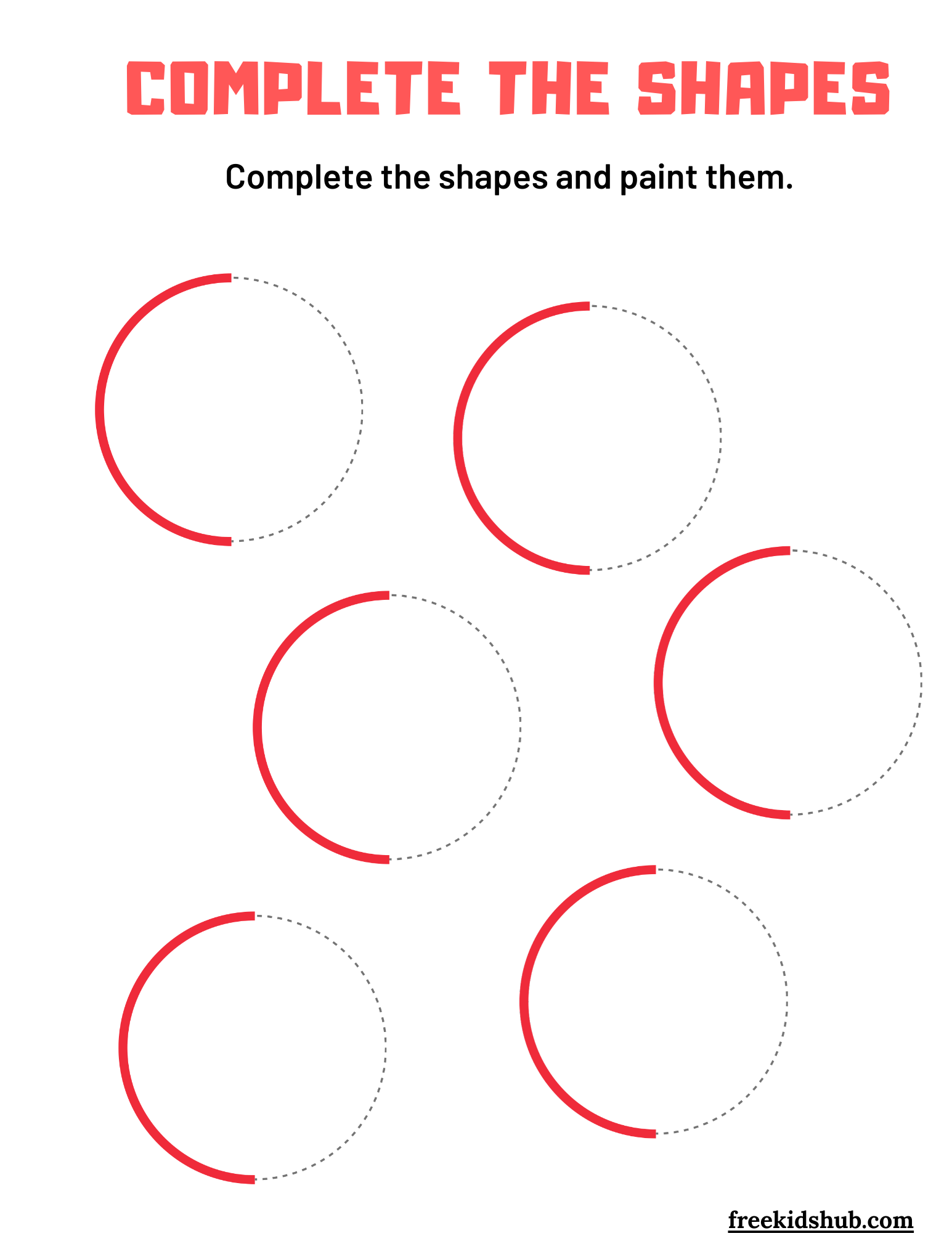 Complete The Shapes